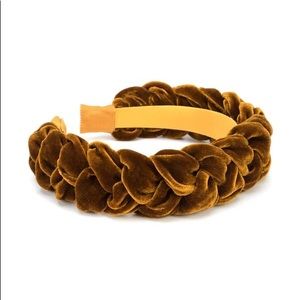 Jennifer Behr Lorelei velvet headband